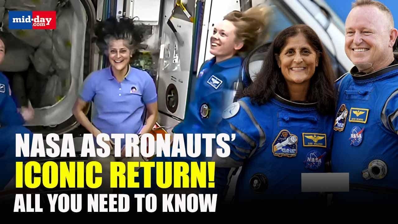 Sunita Williams, Butch Wilmore return to Earth after 9 months in space