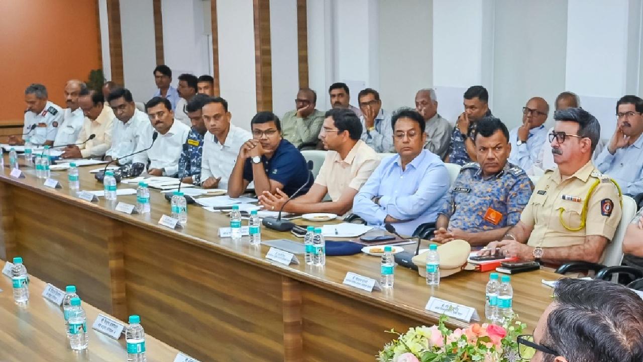 Bhushan Gagrani chaired a district disaster management authority's pre-monsoon meeting, which was held at the civic headquarters on Friday. During the meeting, he said all agencies working under MMRDA, Metro projects, and other development must ensure that no debris is left at project sites. Assistant Commissioners of each ward must coordinate with respective agencies to remove construction debris. Once the local work is complete, barricades should be removed to restore traffic movement, they said