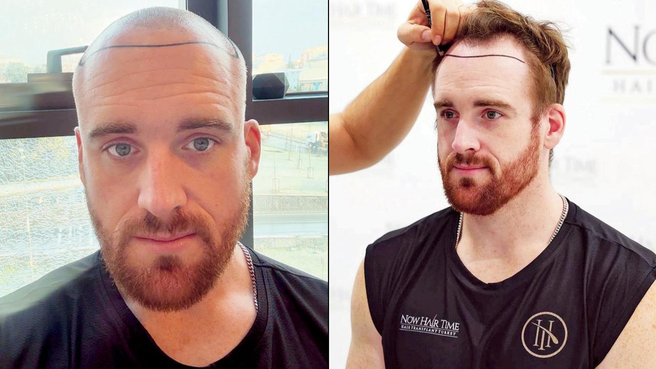 “I’m pretty confident,” says Kinyon, a married dad of two. “But having longer, fuller hair adds an extra boost.” PICS/INSTAGRAM @STEVENCHETKINYON