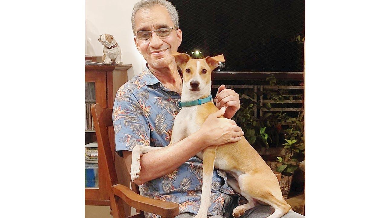 Shiraz Kotwal visits the well every weekday morning with his dog Bambi. The waters are also home to a flippered and finned menagerie of turtles and fish. Pic/Phiroze Javeri