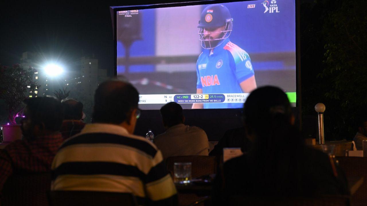 India and New Zealand were engaged in a fierce showdown in the Champions Trophy 2025 final at the Dubai International Cricket Stadium