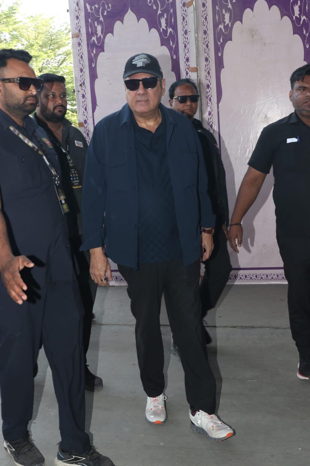 Boman Irani was also clicked at Jaipur airport as he jetted off from the city after attending IIFA