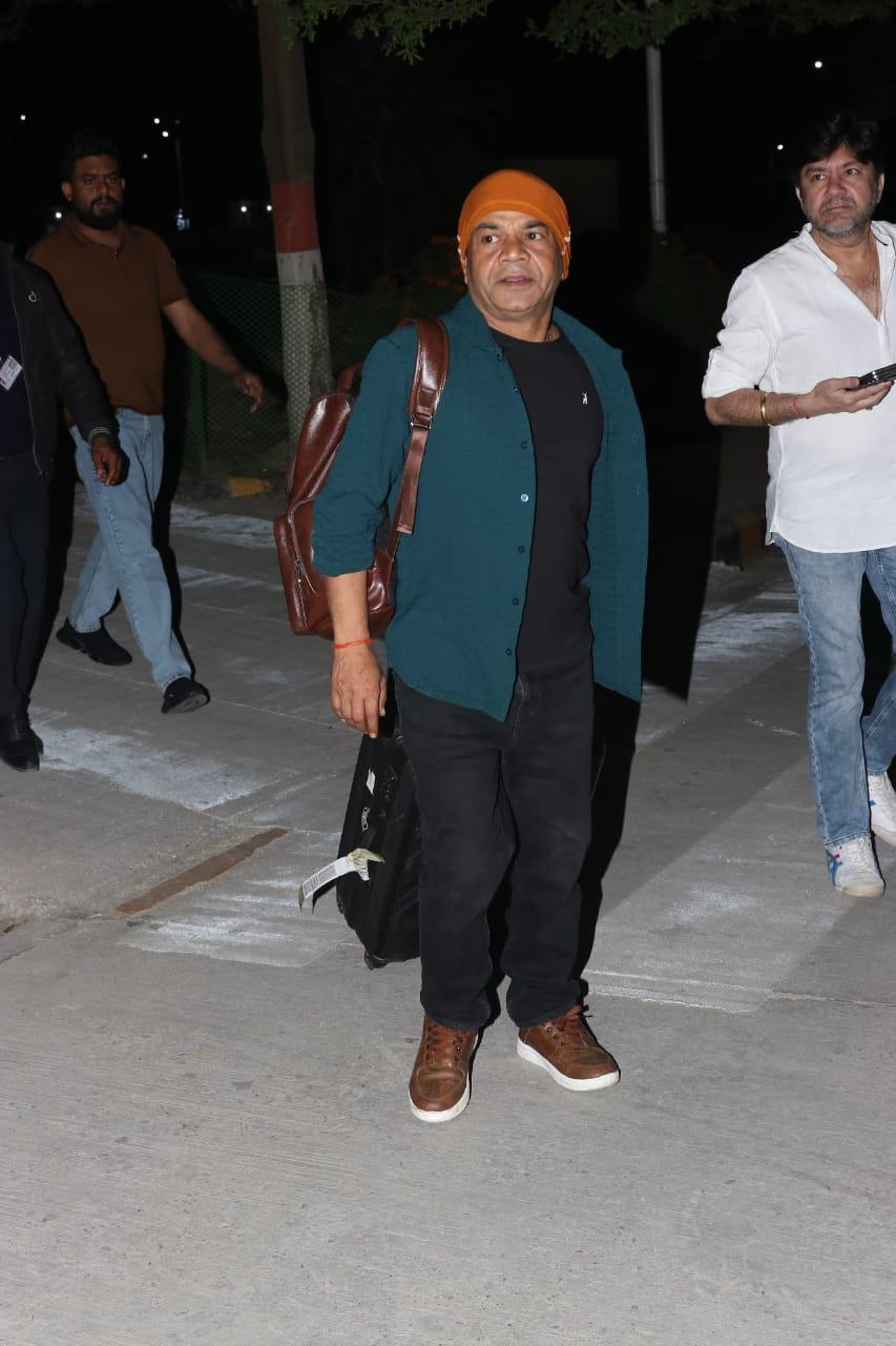 Rajpal Yadav also jetted off from Jaipur after attending IIFA