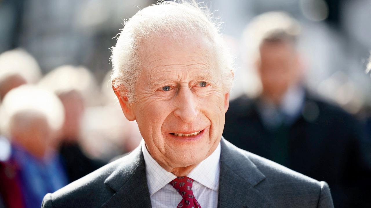 King Charles III seen in public after hospitalisation