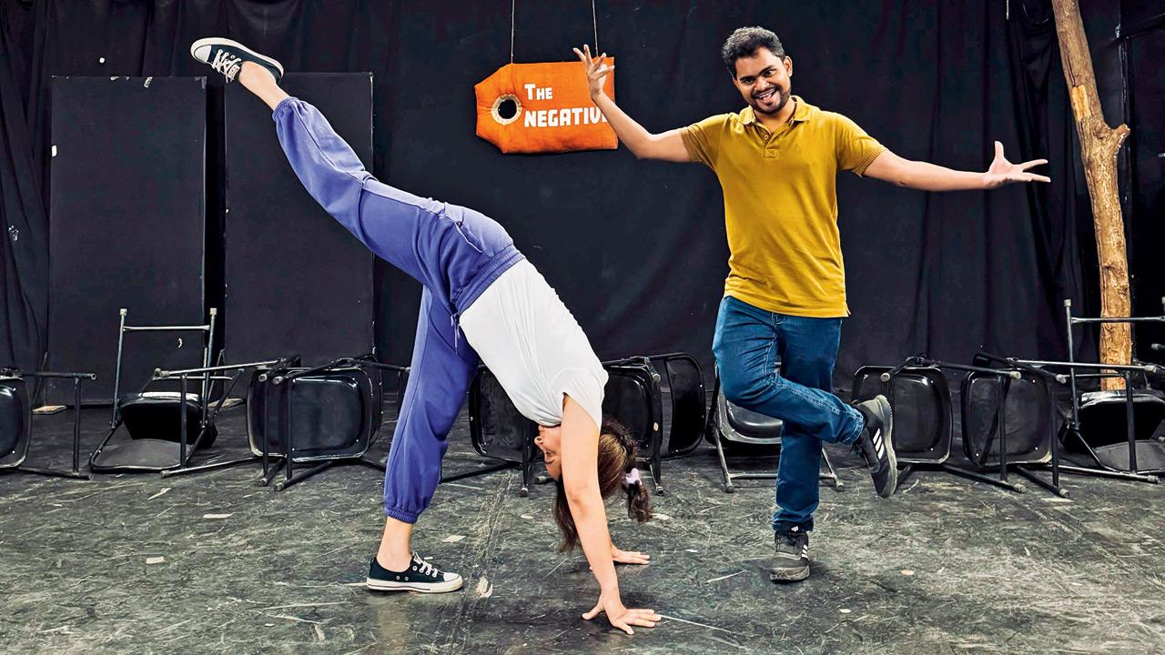A participant performs a cartwheel. PICS COURTESY/KRISHAN HOODA