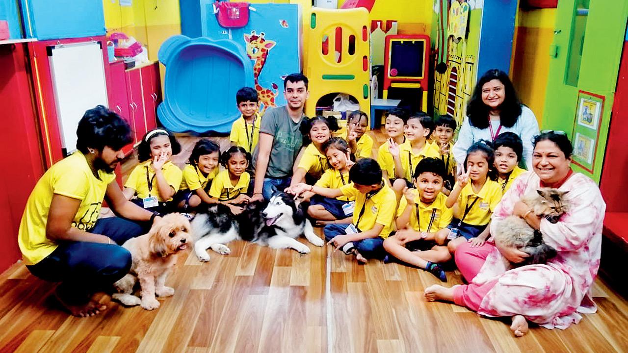 Children with autism benefit from cuddle dog therapy. PIC/KARRNA PALEJA