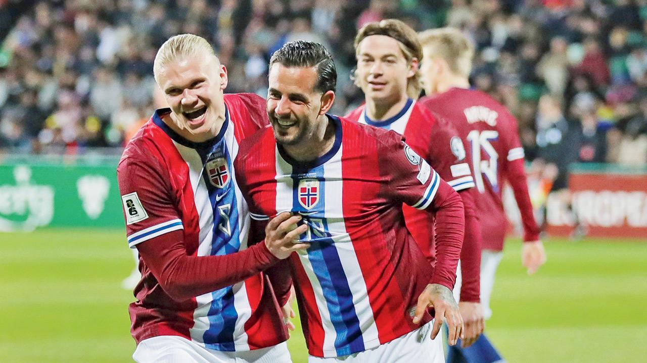 Erling Haaland on target as Norway rout Moldova 5-0