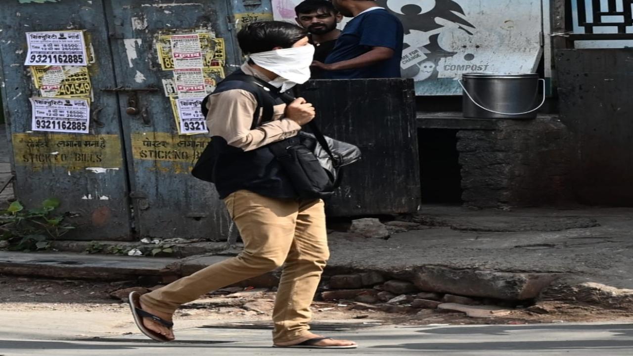 On Sunday, the city recorded a maximum temperature of 34.8 degrees Celsius