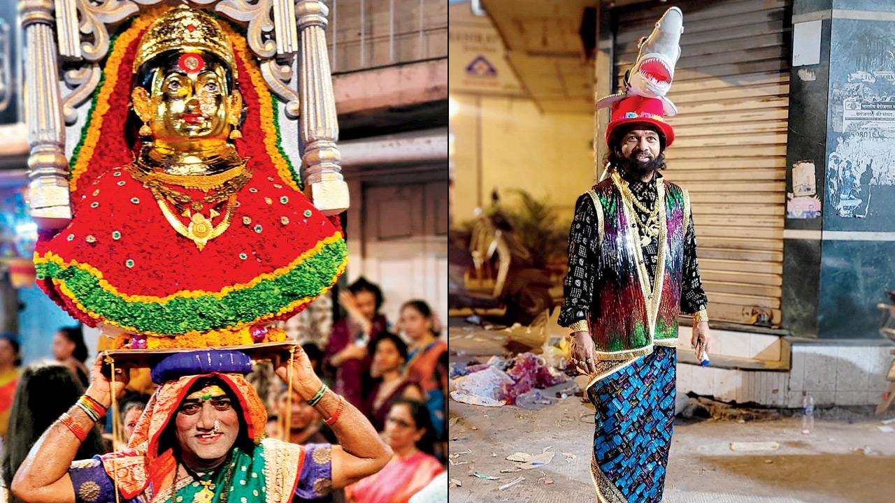 Moments from the Holi celebration at Colaba Koliwada. Pics courtesy/Daniel Sequeira