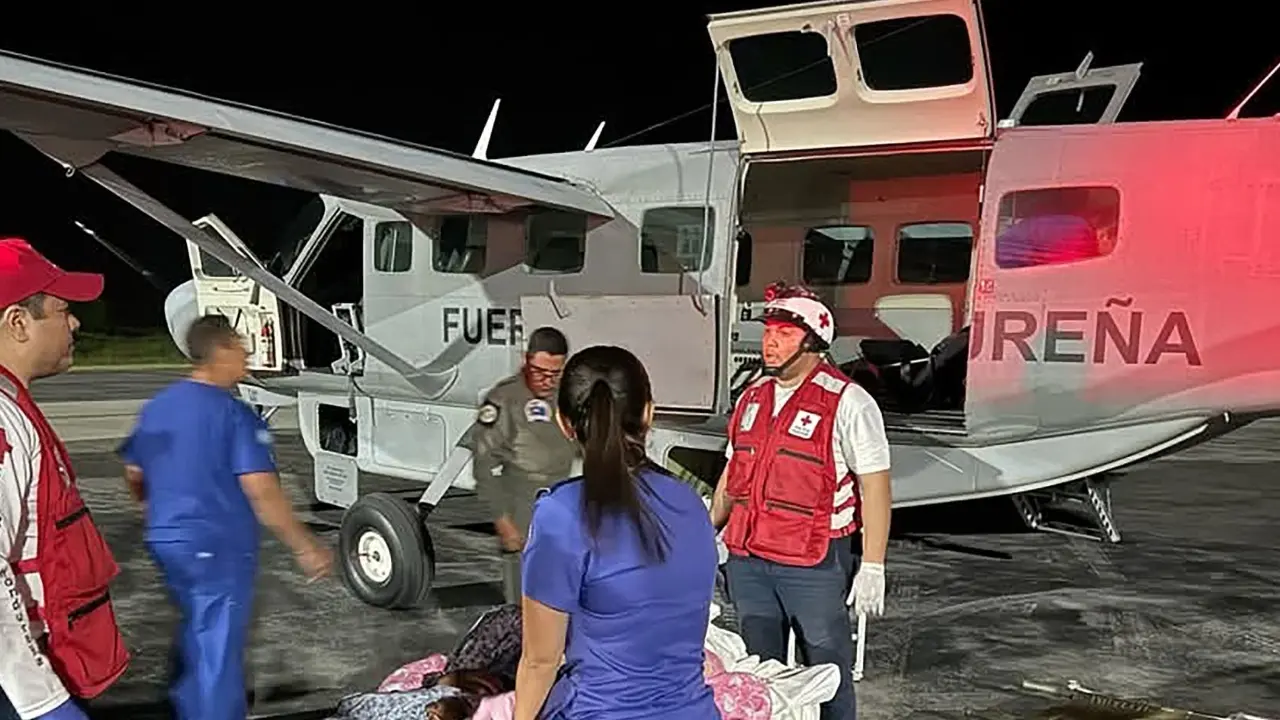 One of the injured passengers included a 40-year-old French citizen, who will be transferred to hospital in the city of San Pedro Sula on the mainland, Major Wilmer Guerrero of the fire department said