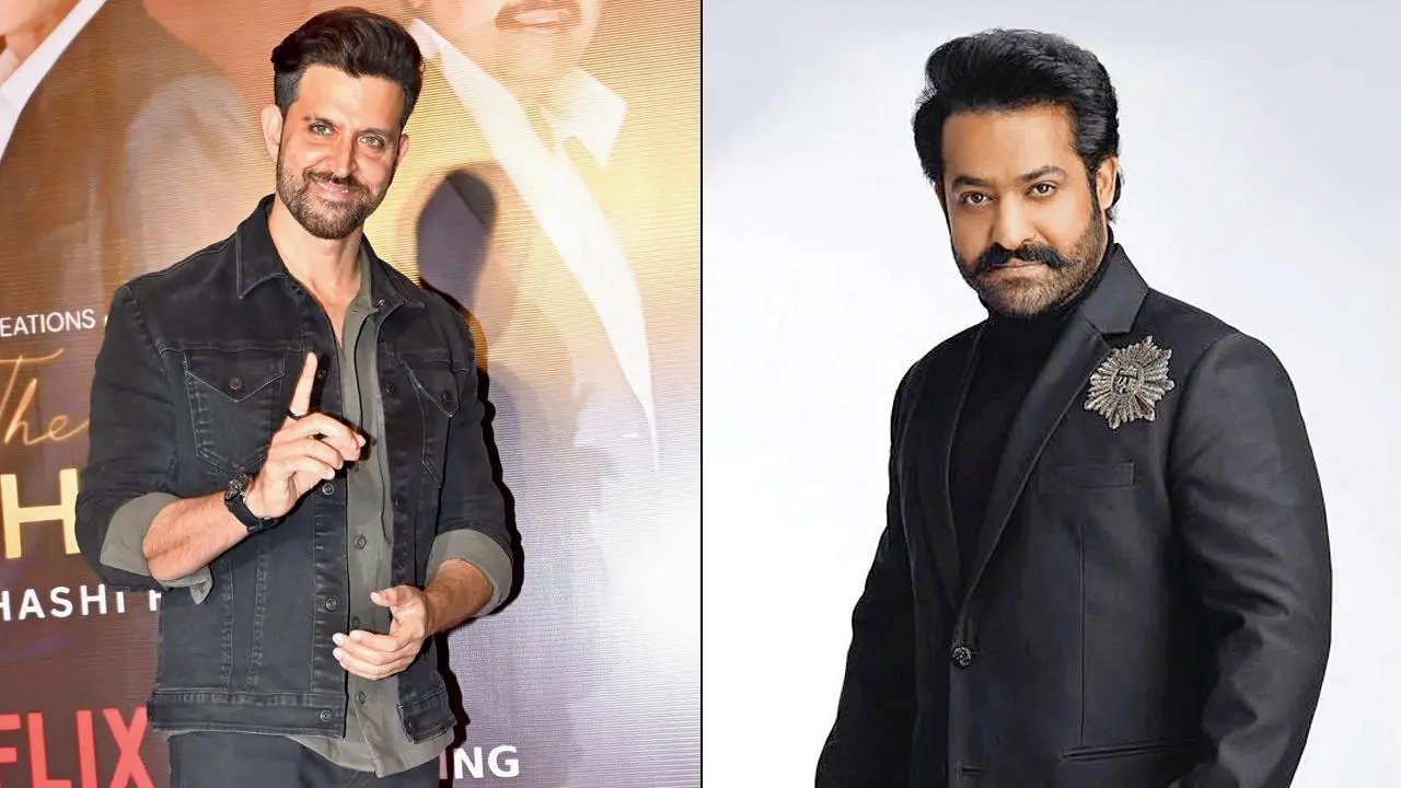 Hrithik Roshan and Jr NTR to film dance sequence for War 2 in Andheri studio