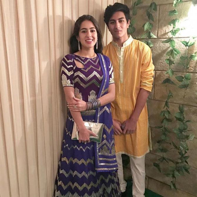Ibrahim is definitely his sister’s baby boy! Their cute pictures together always steal hearts. Just look at this throwback image, where a young Sara and a teenage Ibrahim pose adorably