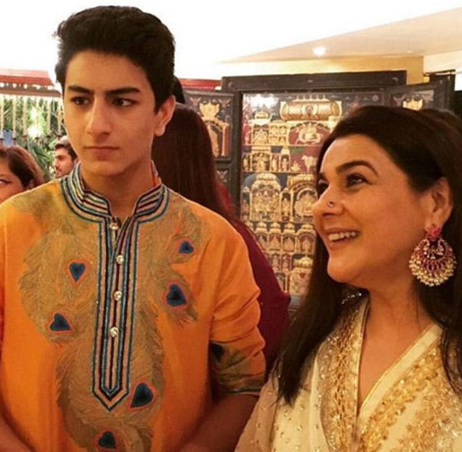 Now a heartthrob and Bollywood’s newest crush, Ibrahim was once the cutest teenager. This picture shows Ibrahim with his mother, Amrita Singh