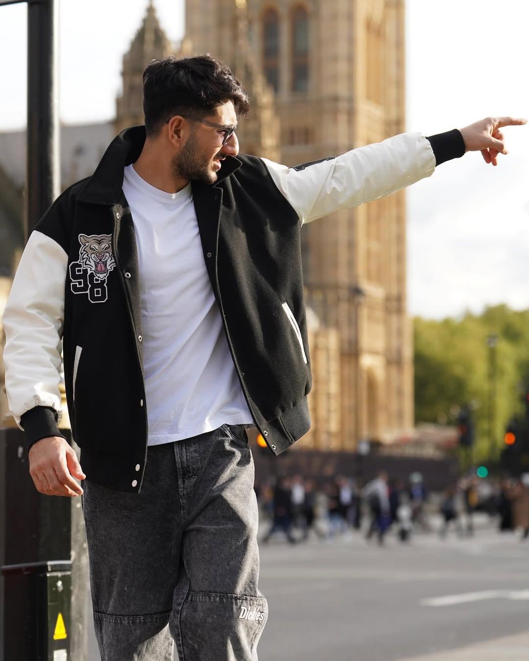 He paired the ensemble with charcoal-coloured jeans. Completing the outfit with stylish sunglasses, he effortlessly made a strong fashion statement