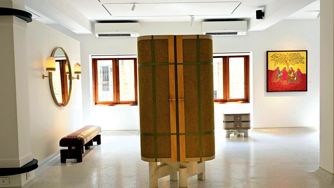 The gallery houses Shroff’s originals, and collaborative works with artists like T Venkanna. Pics/Ashish Raje