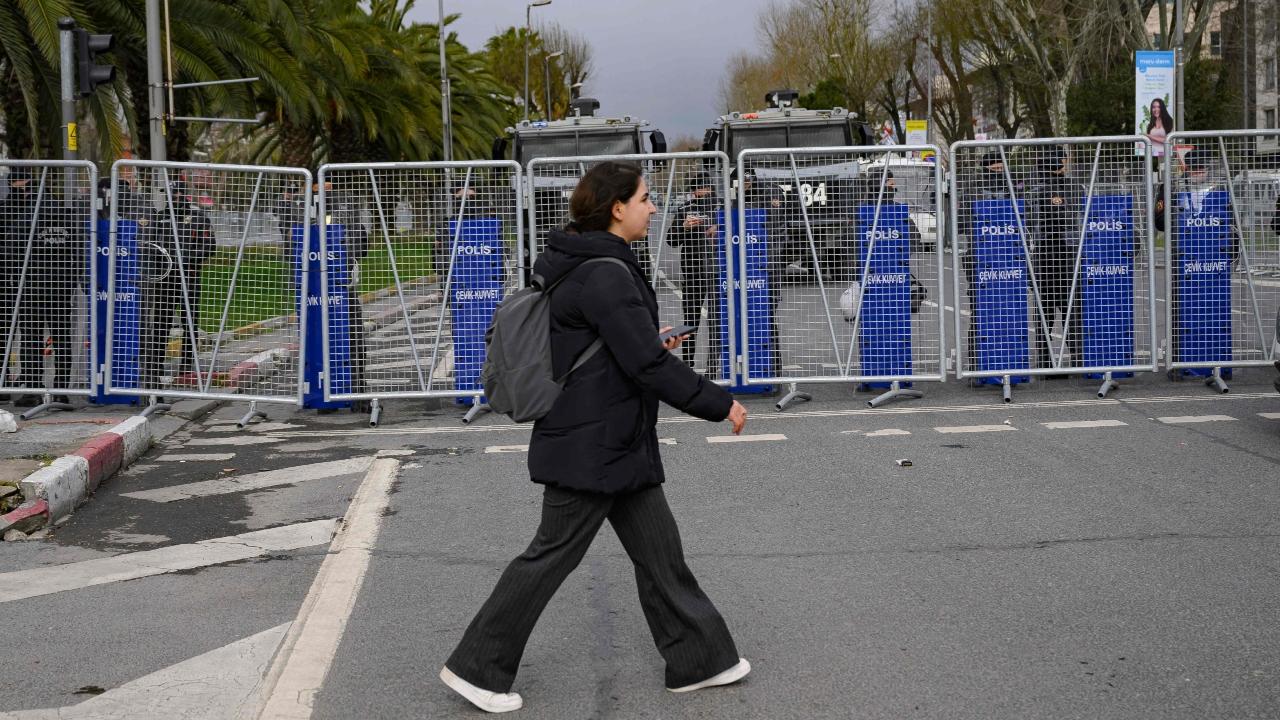 The mayor's wife, Dilek Imamoglu, told the private Now television station that police arrived at their residence before dawn and that the mayor was taken at around 7:30 am