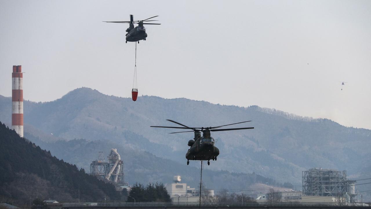The fire has burned about 2,100 hectares (5,190 acres) of forest in Ofunato since it started Wednesday, according to the Fire and Disaster Management Agency
