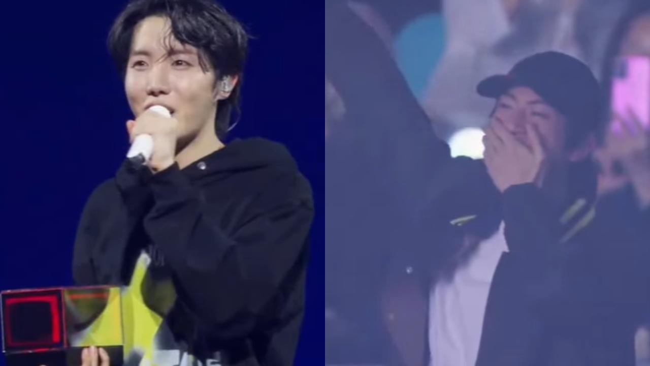 BTS J-hope gives a cute shoutout to Jin on Day 3 of concert