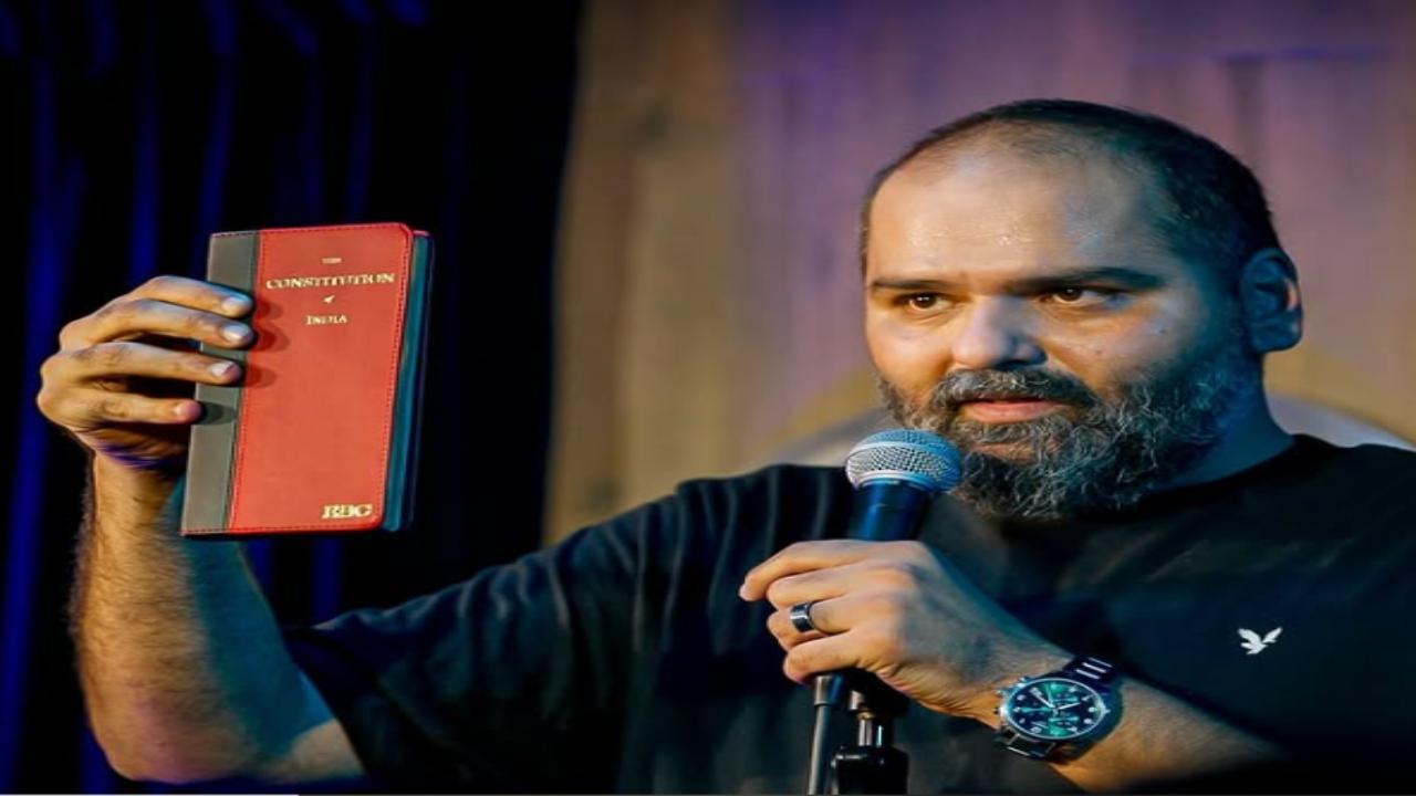 Only way forward: Kunal Kamra puts up post holding Constitution amid controversy