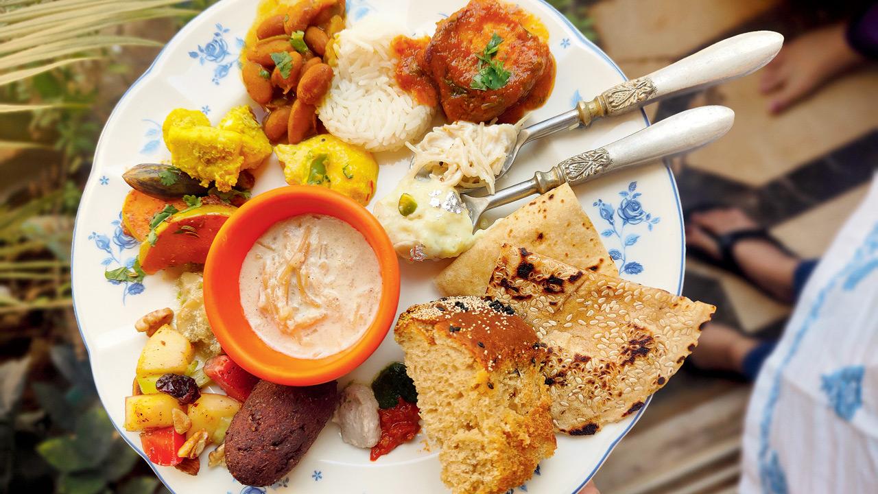 Kashmir on a plate for the potluck