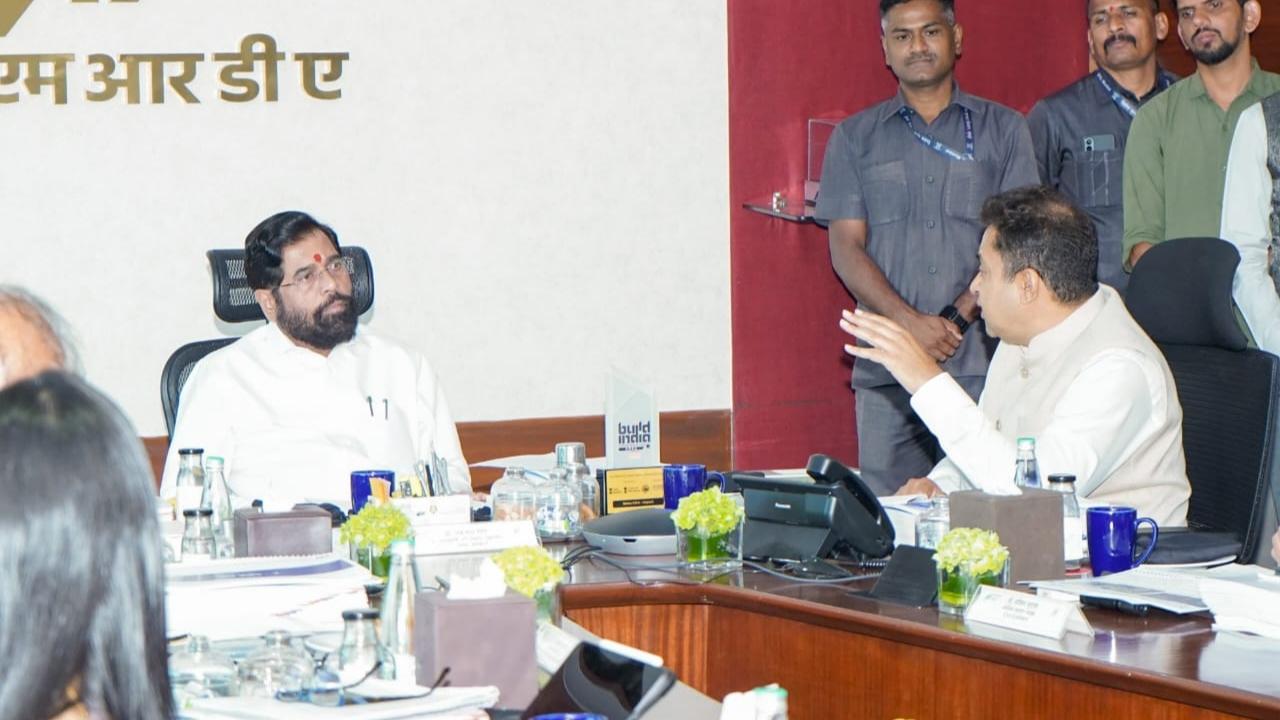 Shinde said MMRDA's budget has allocated funds to works ranging from new metro rail routes to water supply