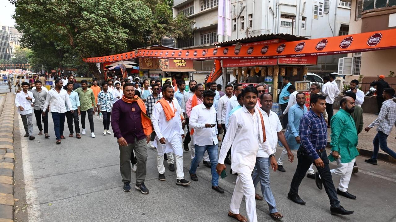 The Maharashtra Navnirman Sena hold its annual party rally, 'Padwa Melava', on Gudi Padwa