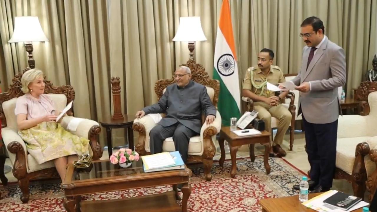 Princess Astrid, who is heading a 300-strong economic mission to India, was accompanied by a high-level ministerial delegation during the visit, the official said