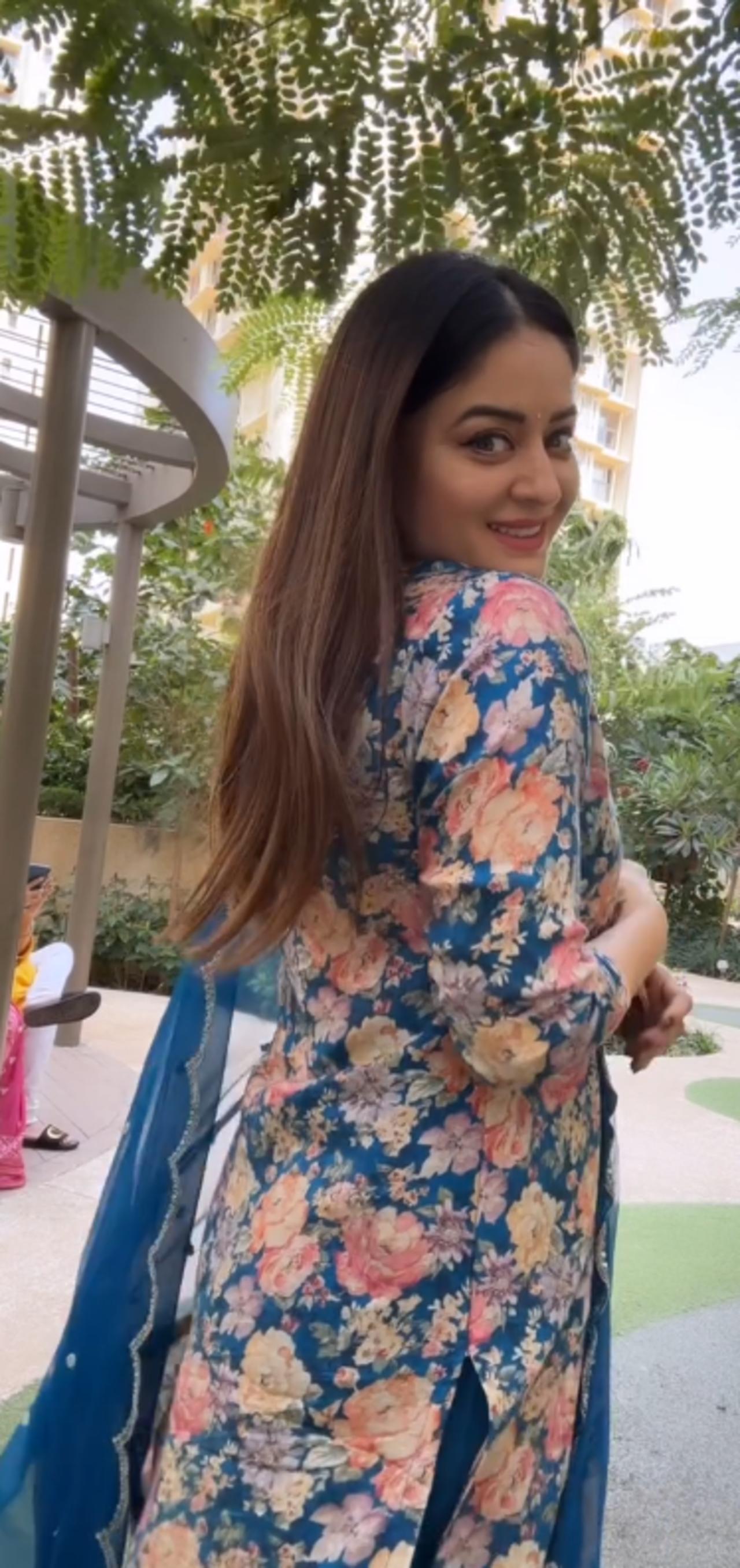 Take cues from Mahhi Vij's sharara set and steal the spotlight during this year's celebration