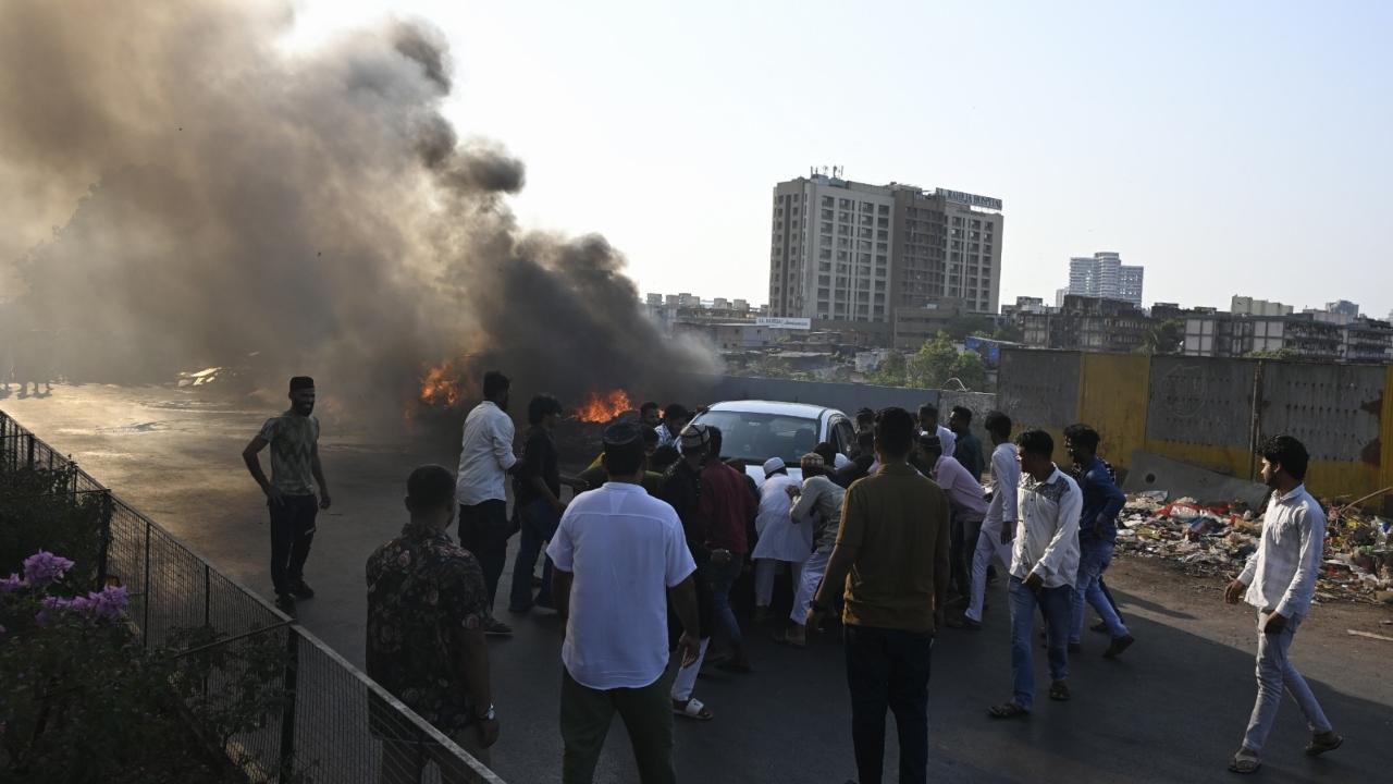 The cause of the fire remains unknown