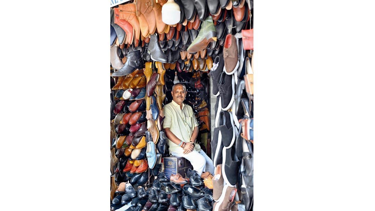 This Crawford Market shoe stall is very popular among top cops and politicians