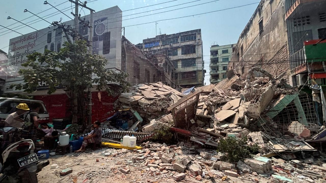 The earthquake also shock neighbouring Thailand and killed at least 18 people, many at a construction site in Bangkok where a partially built high-rise collapsed