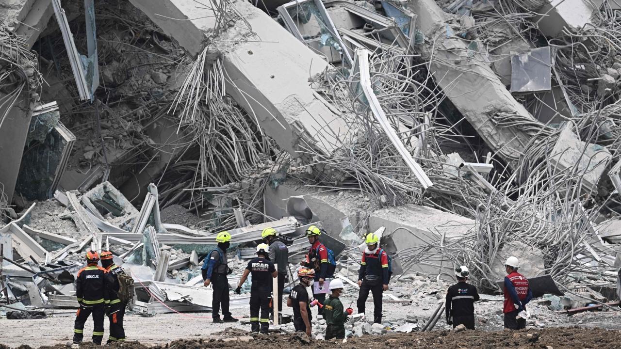 Earthquakes are rare in Bangkok, but relatively common in Myanmar. The country sits on the Sagaing Fault, a major north-south fault that separates the India plate and the Sunda plate