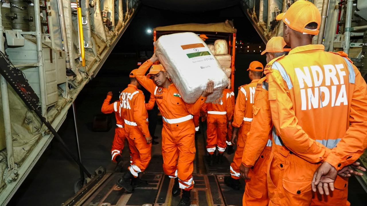 India sent the relief materials to the Myanmarese city of Yangon in a C130J military transport aircraft of the Indian Air Force