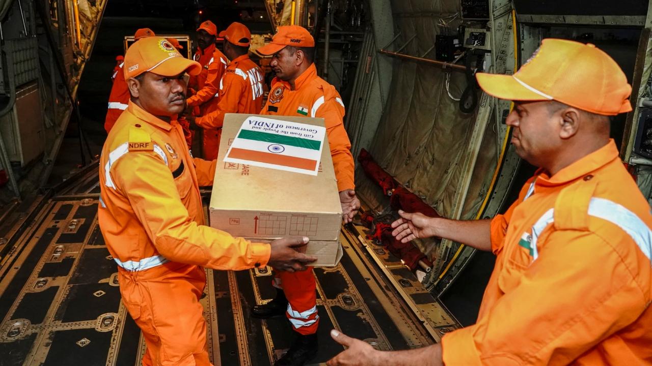 The Indian embassy in Myanmar said it is coordinating speedy delivery of assistance and relief supplies from India with Myanmar