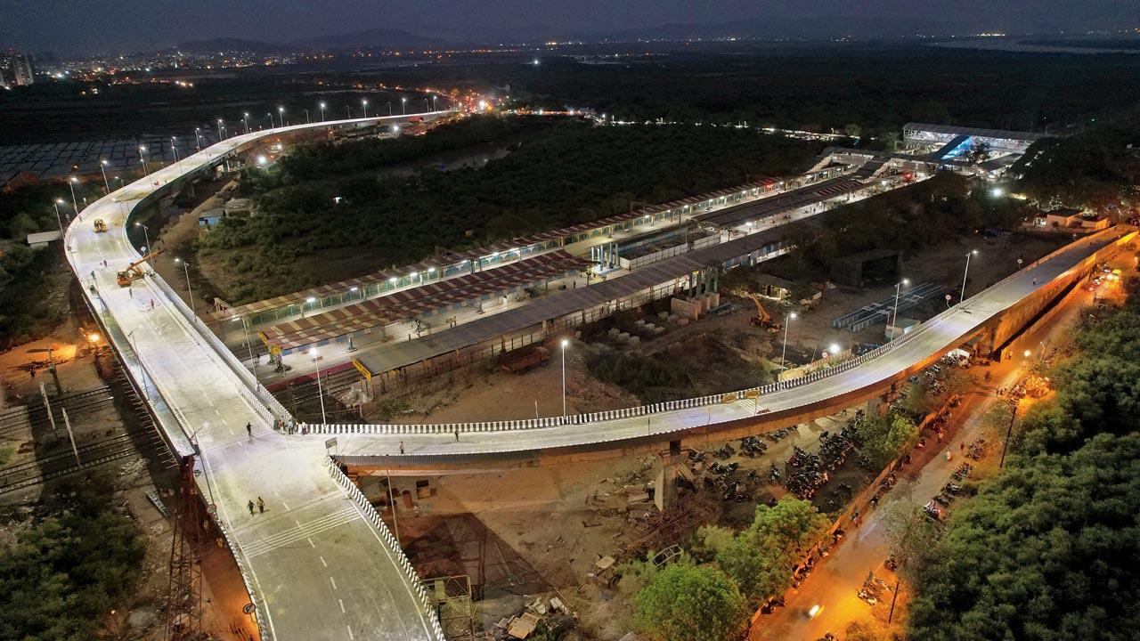 April 2022: The illuminated structure after development work was completed. File pic