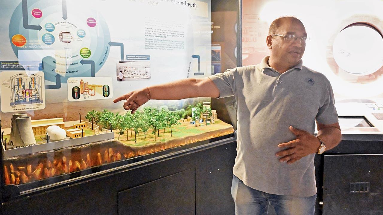 Umesh Kumar Rustagi explains the working of a nuclear plant