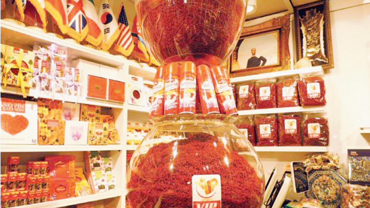 Saffron is used extensively in Persian cooking; there are some shops in Iran entirely dedicated to selling the spice