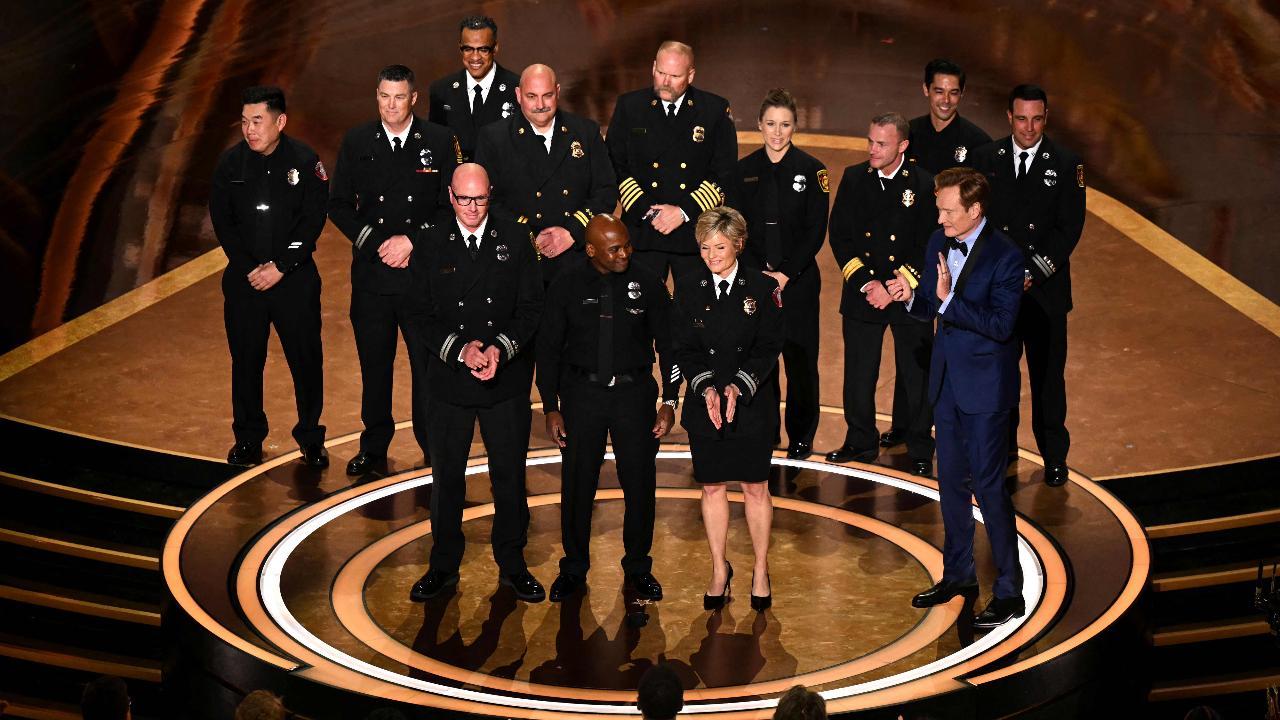 Oscars 2025: Los Angeles' firefighters receive standing ovation