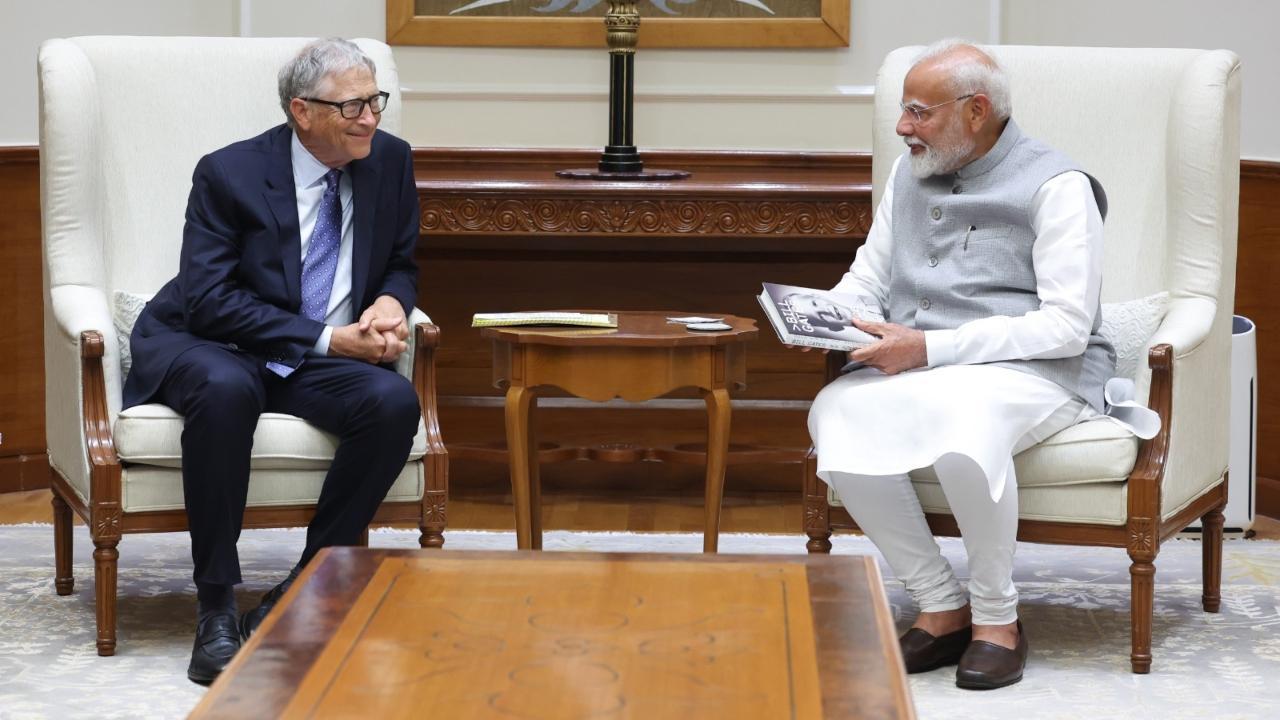 PM Modi discusses tech, innovation, and sustainability with Bill Gates