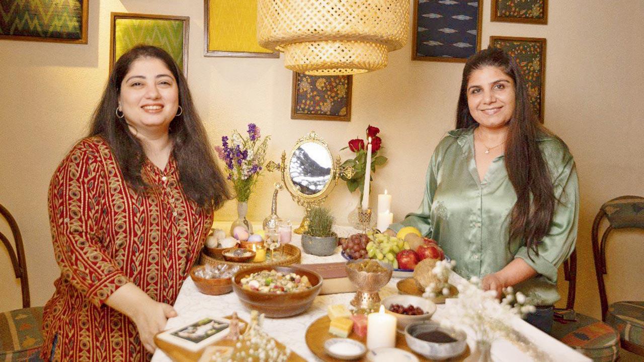 (From left) Roxanne Bamboat and Jasleen Marwah 