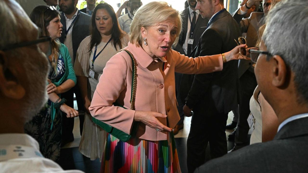 There was also a seminar on life sciences which was organised at a facility in the same premises, which was attended by the Belgian royal and her visiting delegation