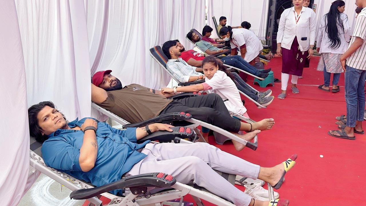 Youth association holds 15th annual blood donation camp