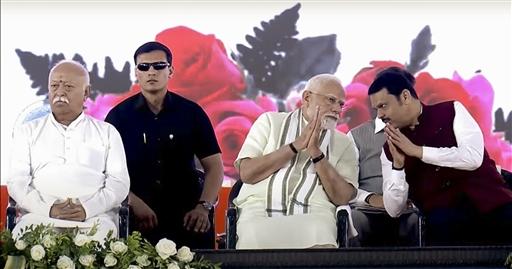 He contrasted the national unity of BJP and RSS with the divisive politics of the dynastic Congress. The Prime Minister’s visit reinforced the deep ideological and cultural connections between the BJP and the RSS.