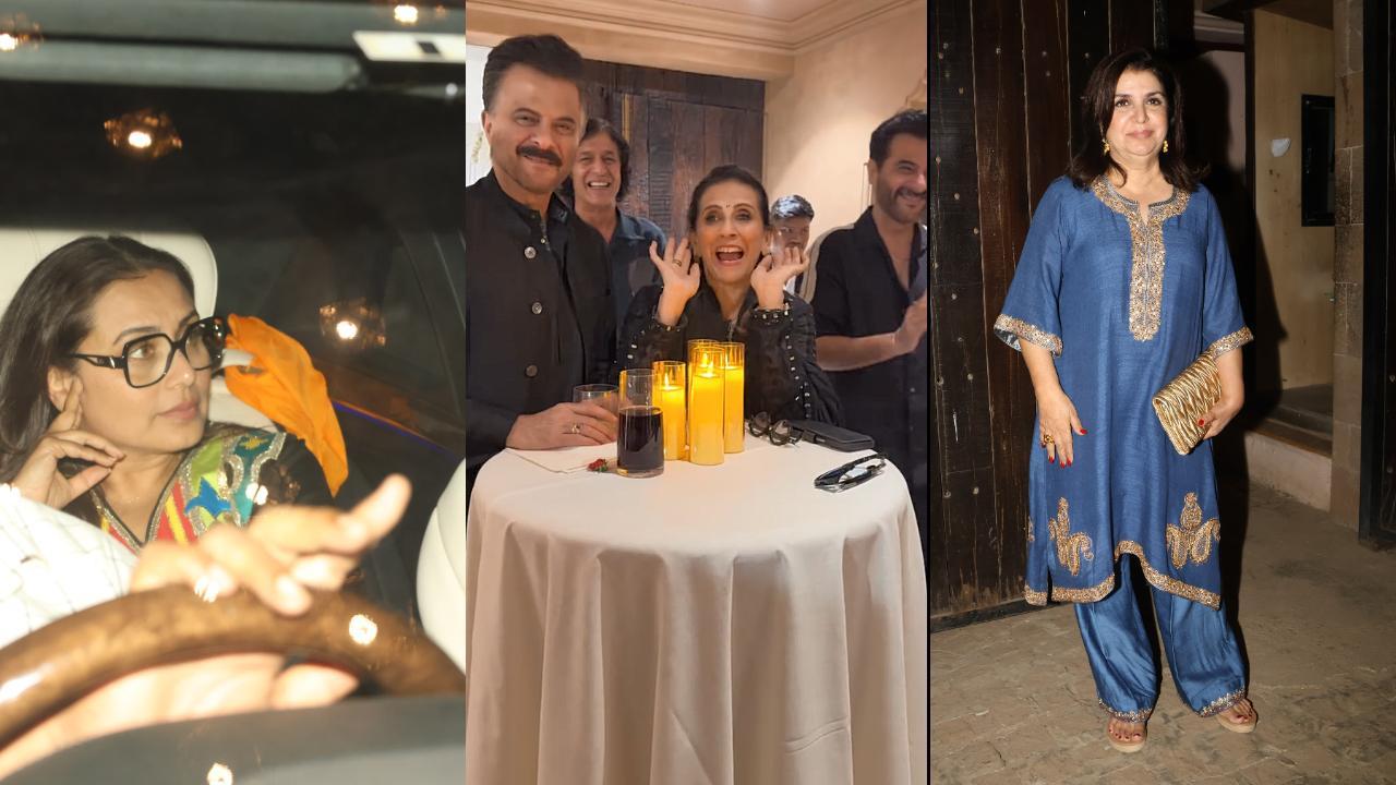 Rani Mukerji, Farah Khan to Anil Kapoor: Celebs at Sunita Kapoor’s birthday bash