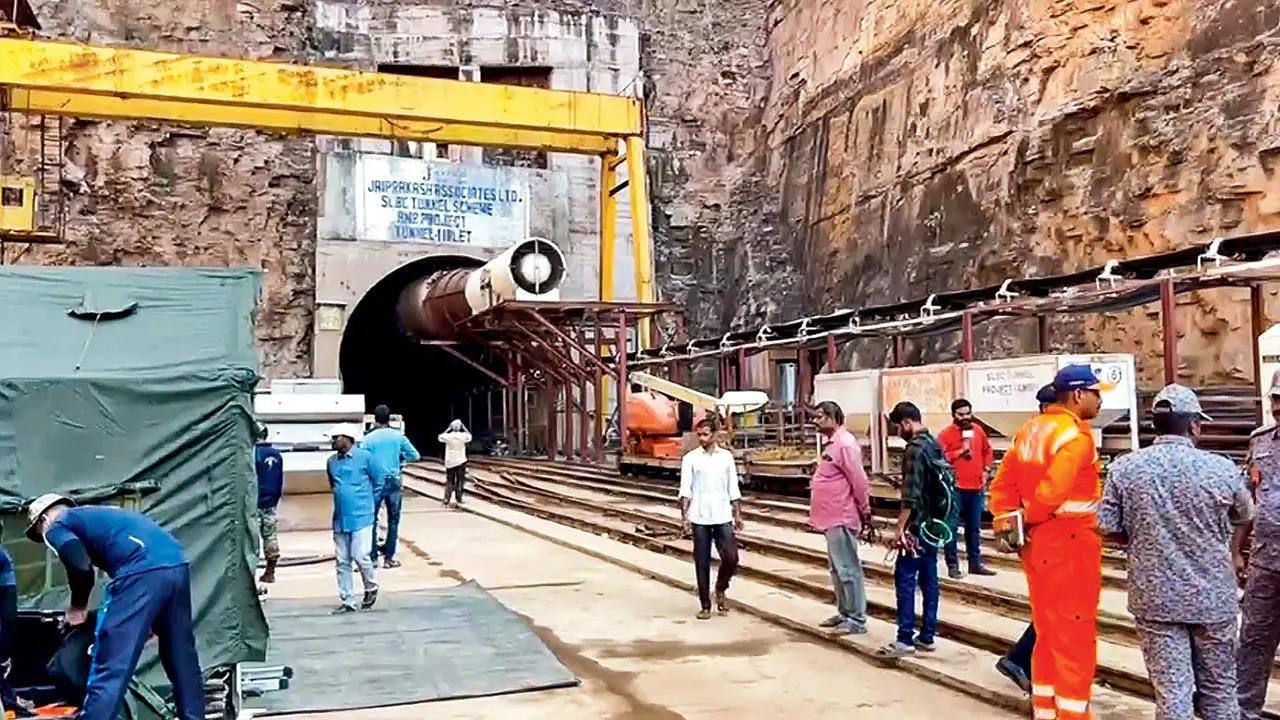 Telangana: Body of deceased worker traced from SLBC tunnel by rescue teams