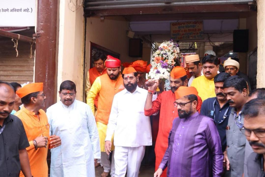 Eknath Shinde extends greetings on Gudi Padwa, joins grand Thane procession