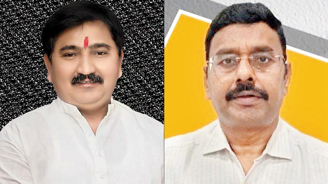 Sanjivan Sangle, president, Chikhali Moshi Cooperative Housing Societies Federation; (right) Avinash Shinde, assistant commissioner, property tax department
