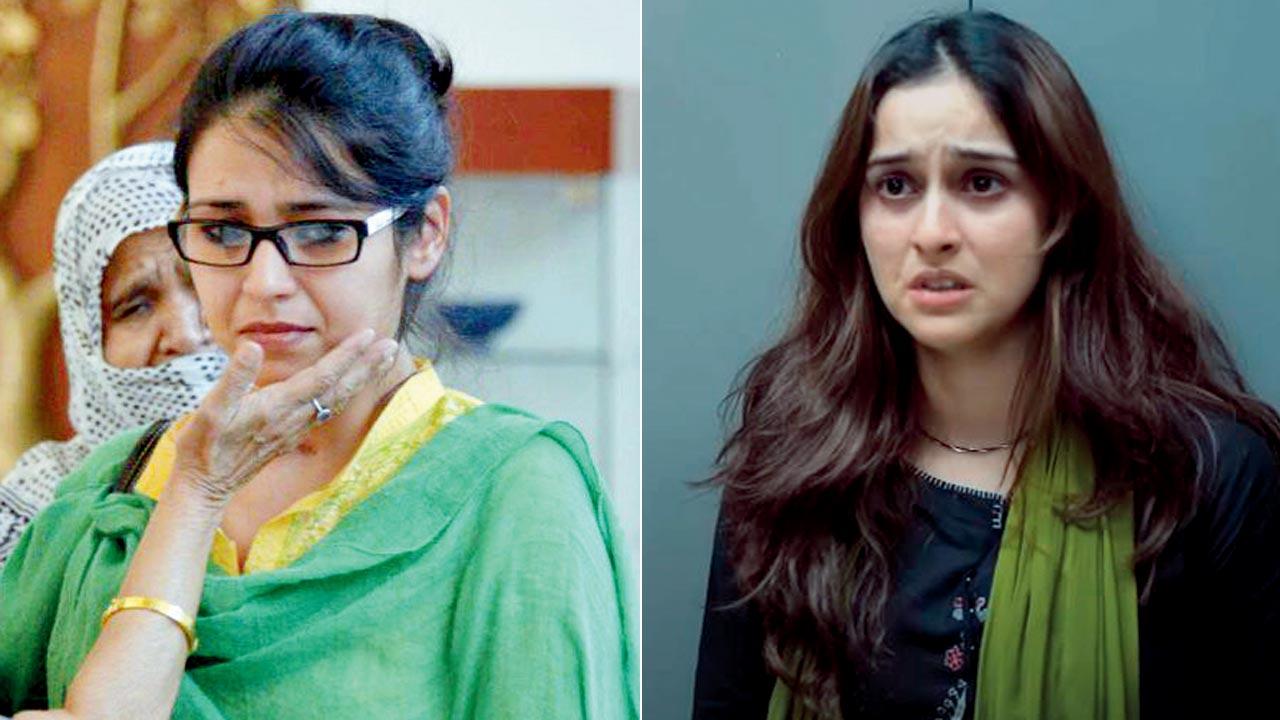 Sadia Khateeb brings the story of (left) Uzma Ahmed to life