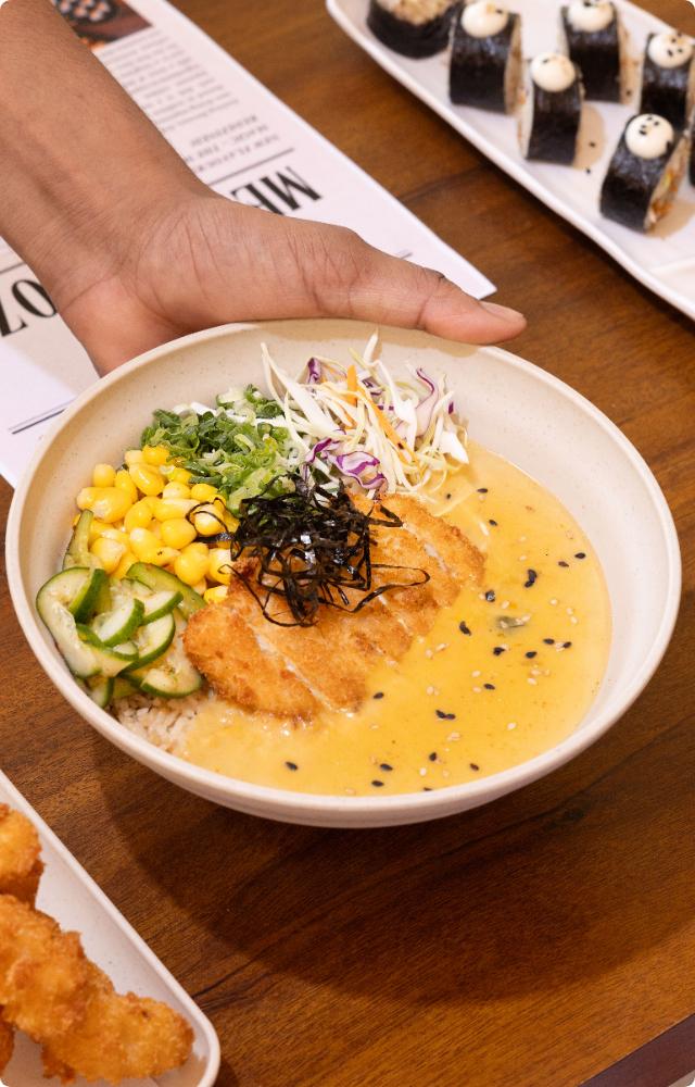 If you love ramen, then this menu gives you unique dishes like Laksa Ramen and Khowsuey Ramen along with Korean Gochujang Ramen to experiment with this March