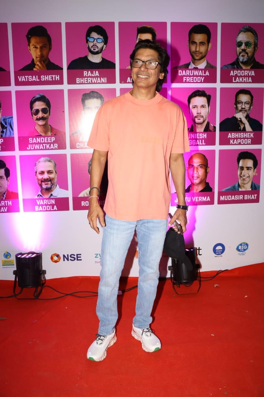 Shaan was also smiling brightly as he attended the event in the city.
 